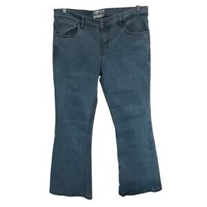 Madcap Jeans Size 40 Regular Womens Light Wash Retro Flare Seventies Stretch 40R